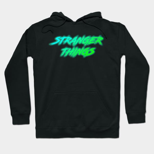 Stranger Things - Retro Neon Hoodie by Dopamine Creative